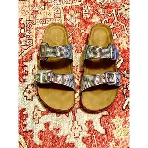 Madden Girl bedazzled sandal slides✨